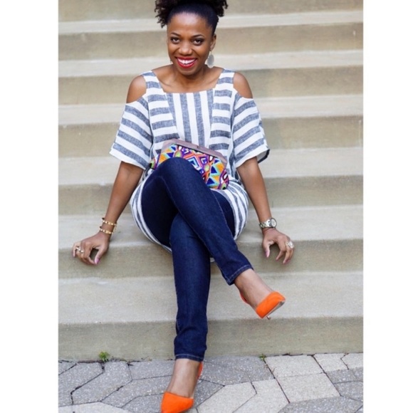 Soft Surroundings Sunset cold shoulder tunic SP - Picture 4 of 9